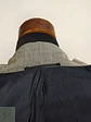 Blazer Abrams Gris Espiga Lana Virgen Seda Lino Tela Ansons Talla XXL - Miniatura 16