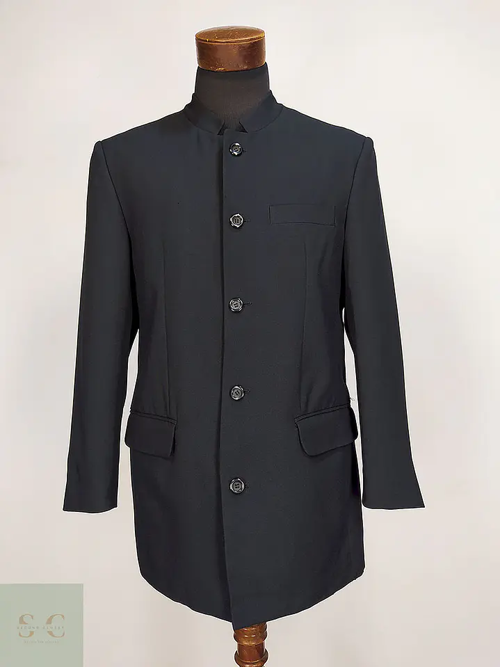 Blazer Downstairs Negro 5 Botones Poliéster Talla M 1