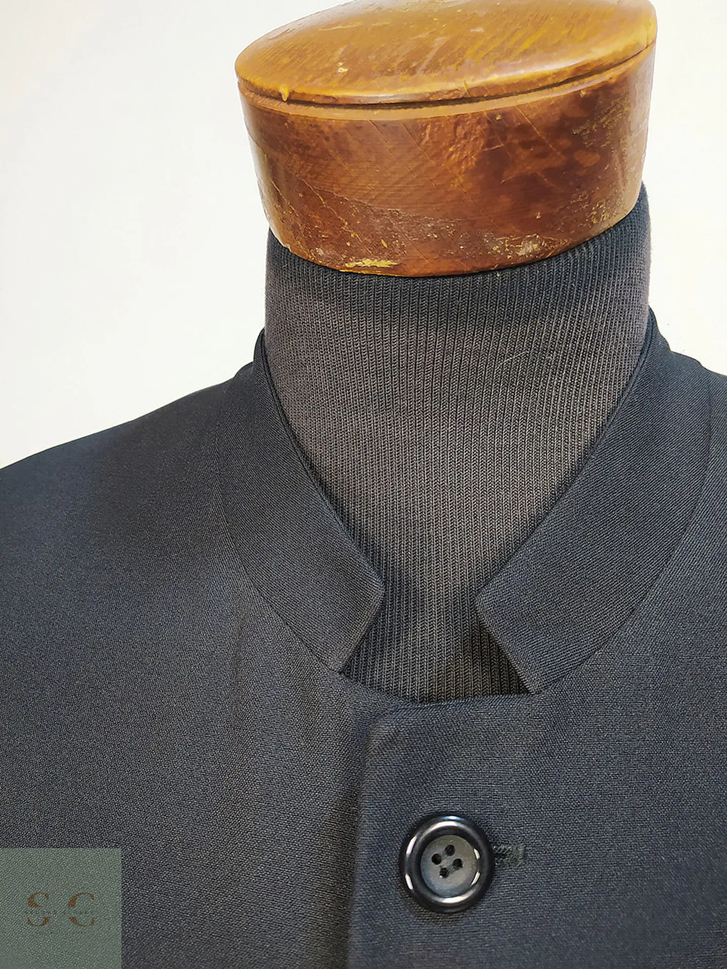Blazer Downstairs Negro 5 Botones Poliéster Talla M 8