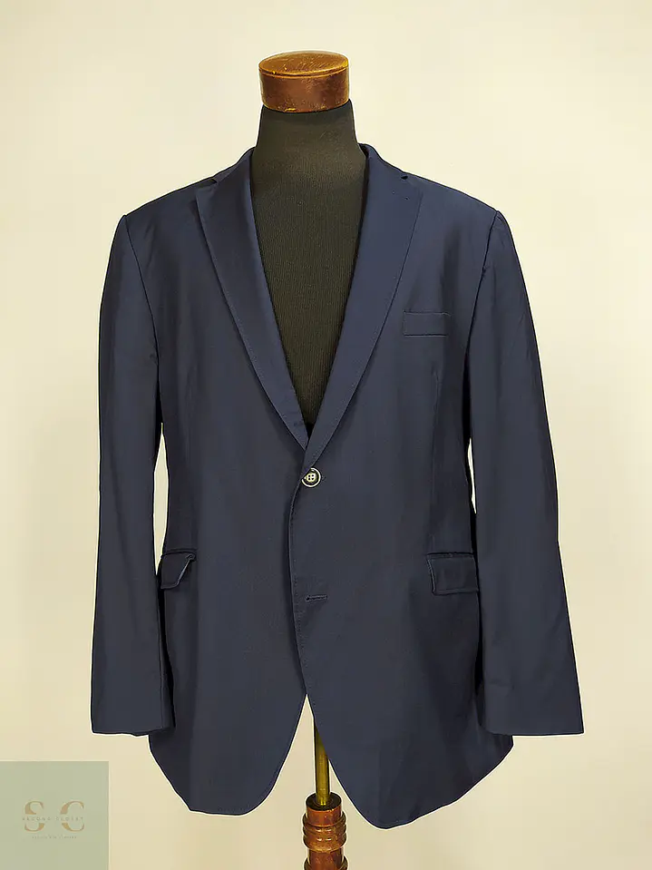 Blazer Roy Robson Azul Oscuro 100% Lana Virgem Marlane Super 100 Talla XXL 1