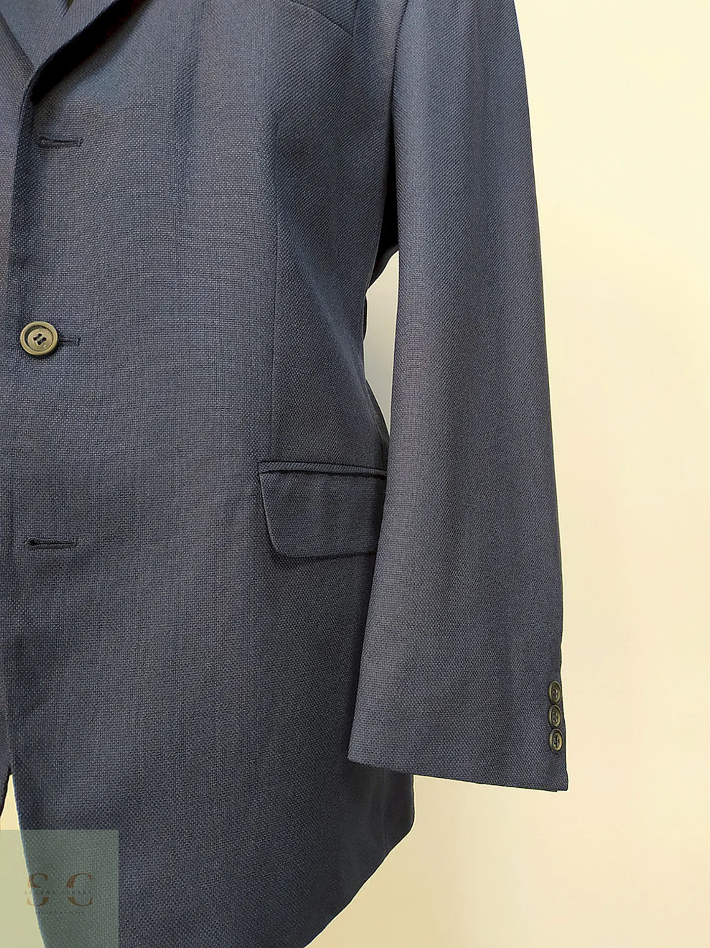 Blazer Berto Lucci Azul Poliéster Talla XL 3