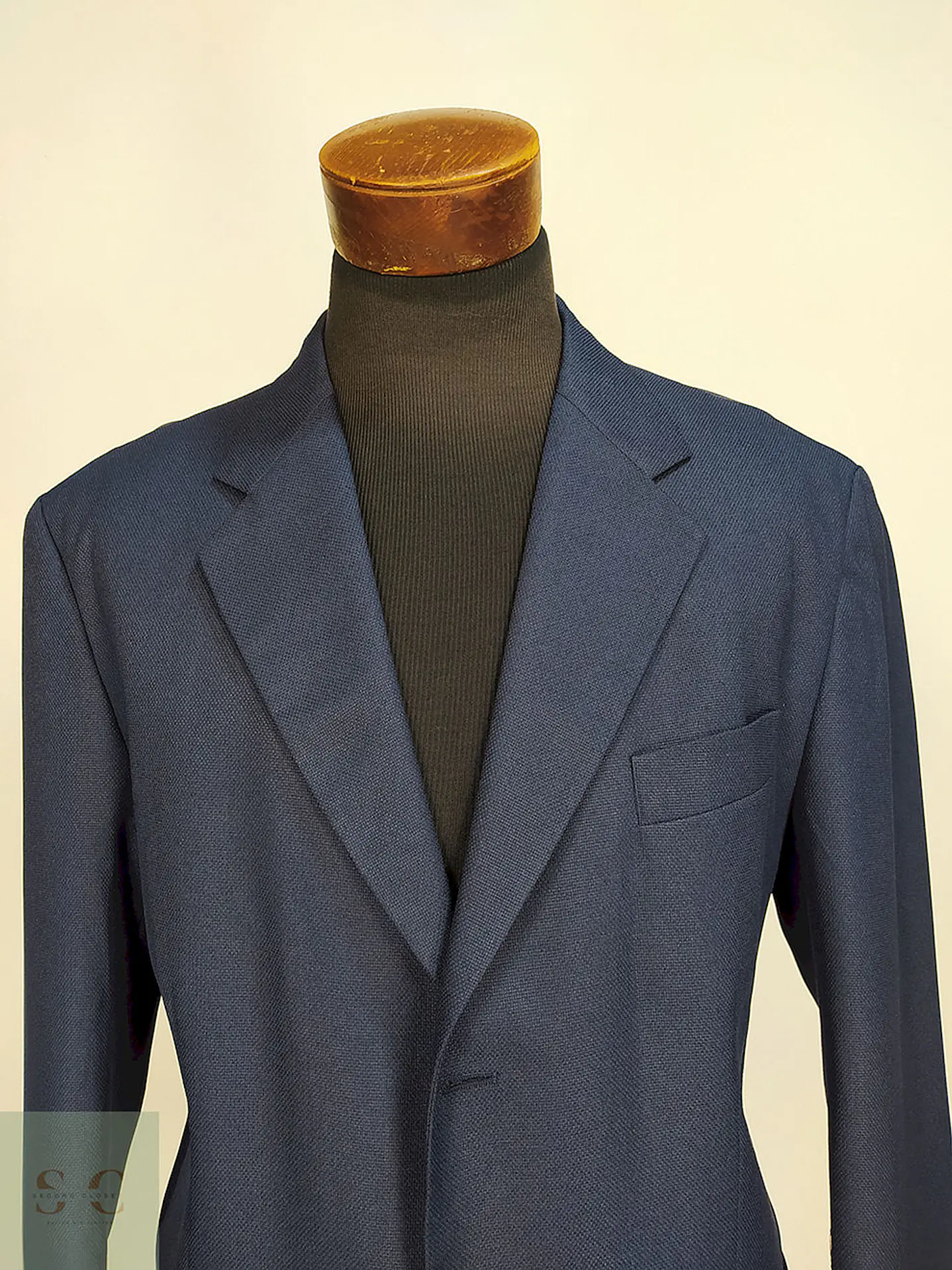 Blazer Berto Lucci Azul Poliéster Talla XL 6