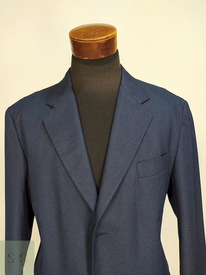 Blazer Berto Lucci Azul Poliéster Talla XL 6