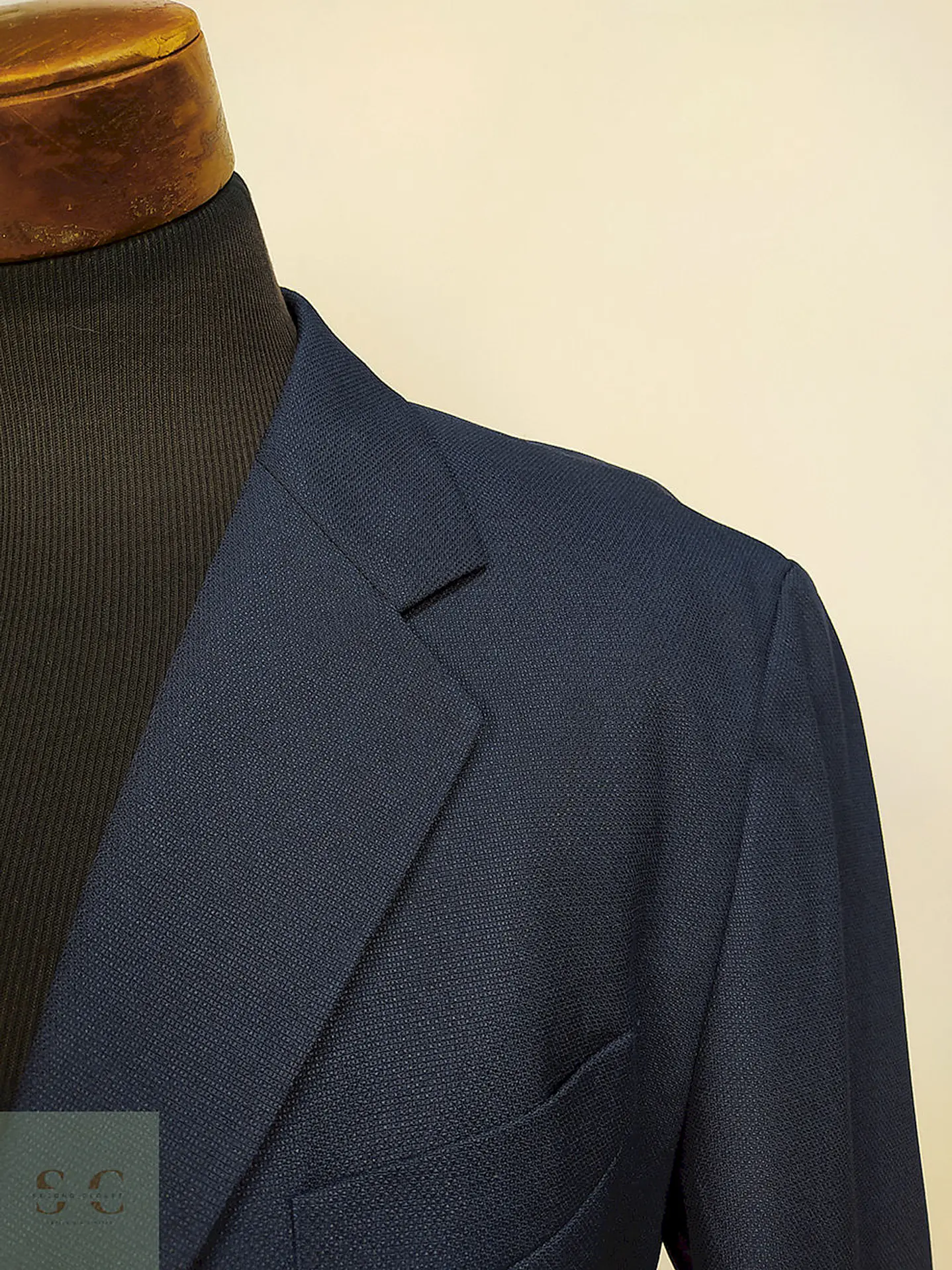 Blazer Berto Lucci Azul Poliéster Talla XL 7