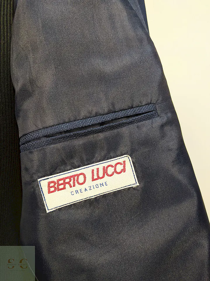 Blazer Berto Lucci Azul Poliéster Talla XL 9