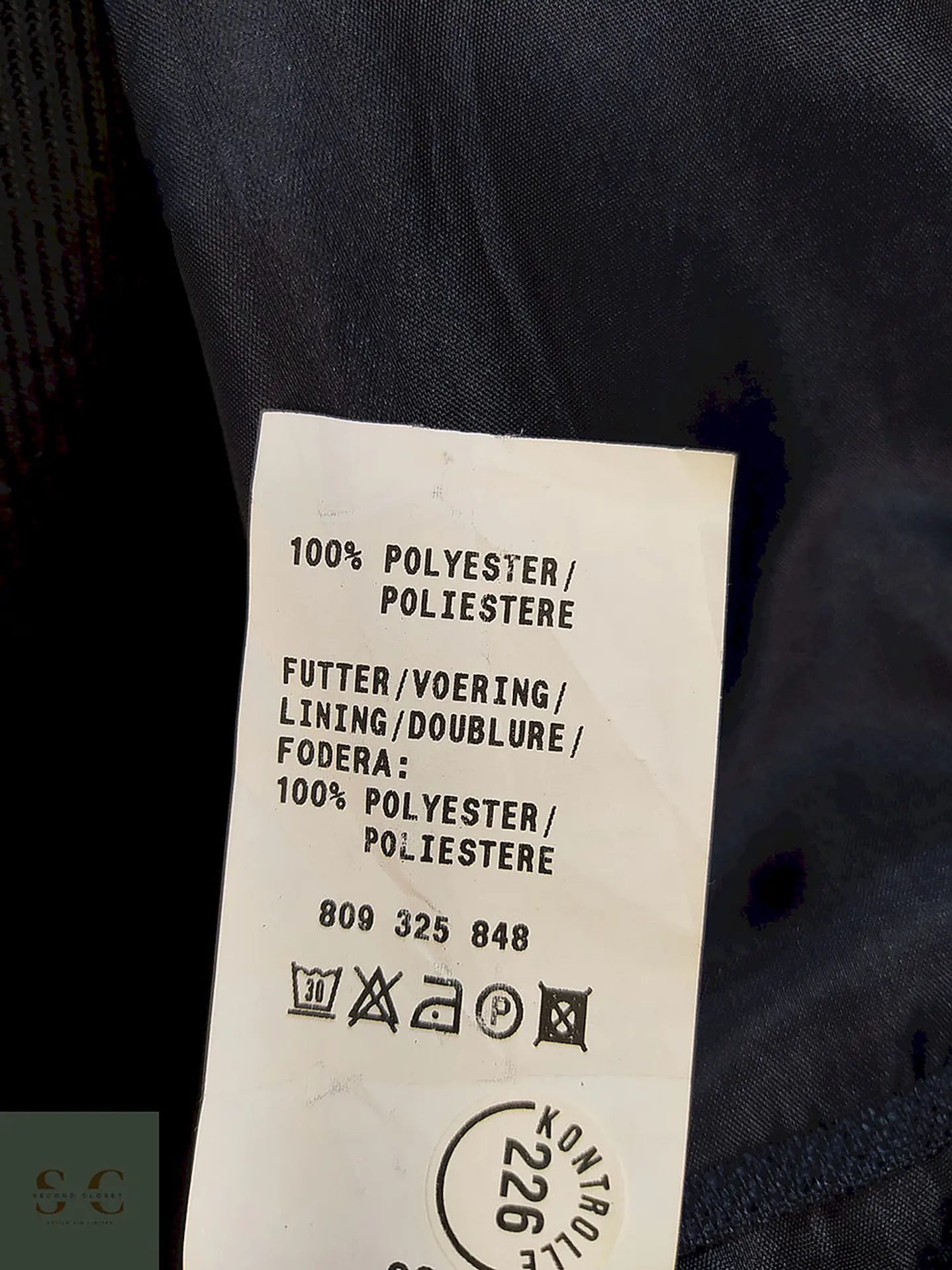 Blazer Berto Lucci Azul Poliéster Talla XL 10