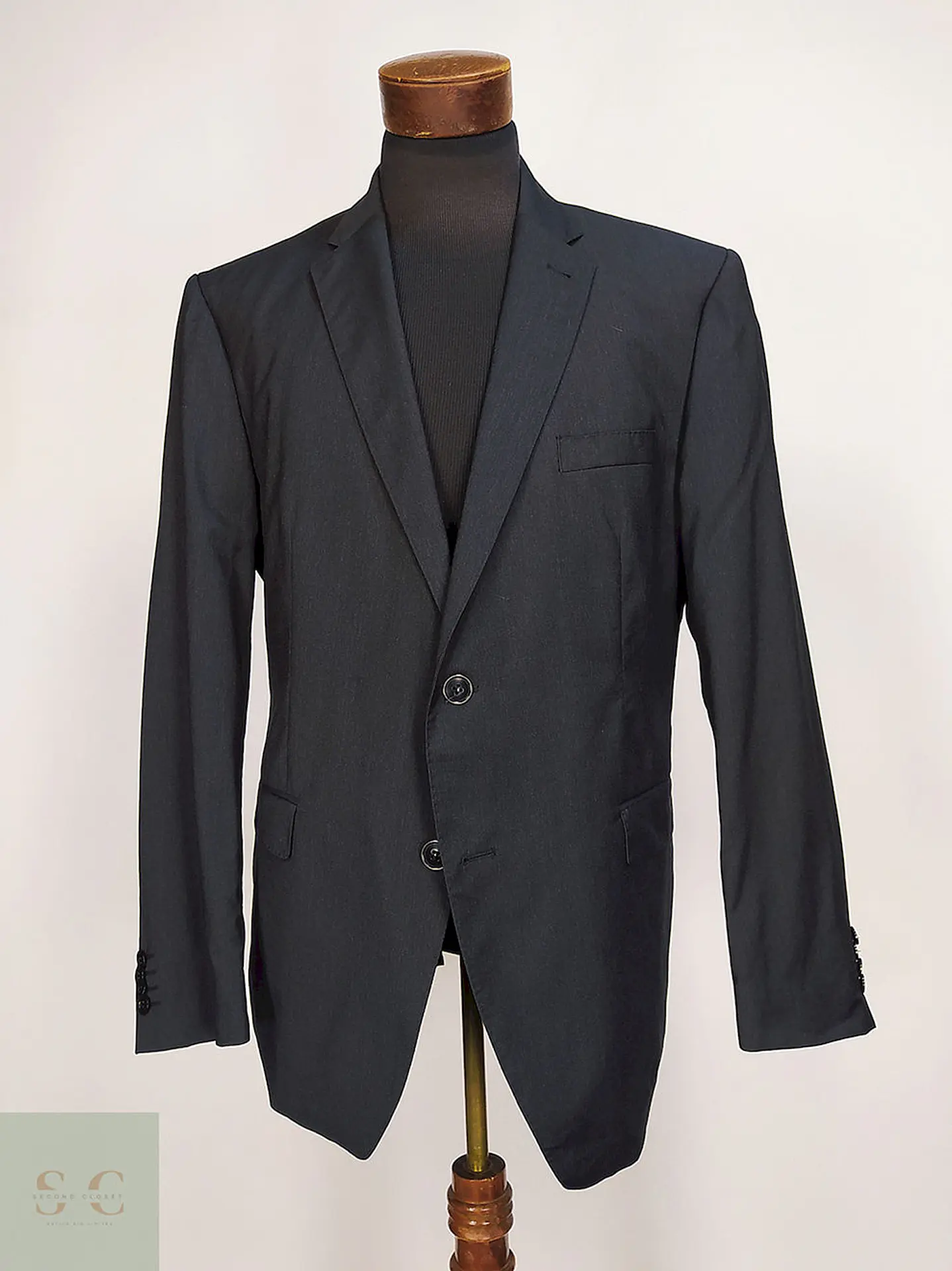 Blazer Roy Robson Plomo 100% Lana Virgem Reda Talla XL 1