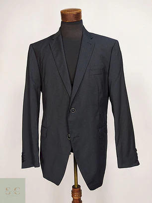 Blazer Roy Robson Plomo 100% Lana Virgen Reda Talla XL