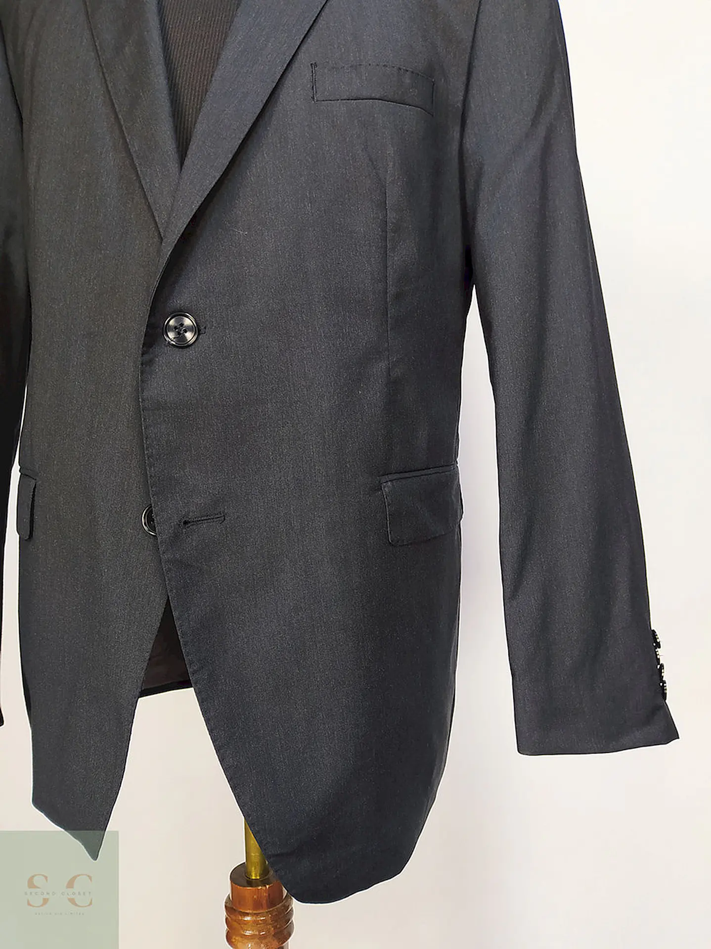 Blazer Roy Robson Plomo 100% Lana Virgem Reda Talla XL 3