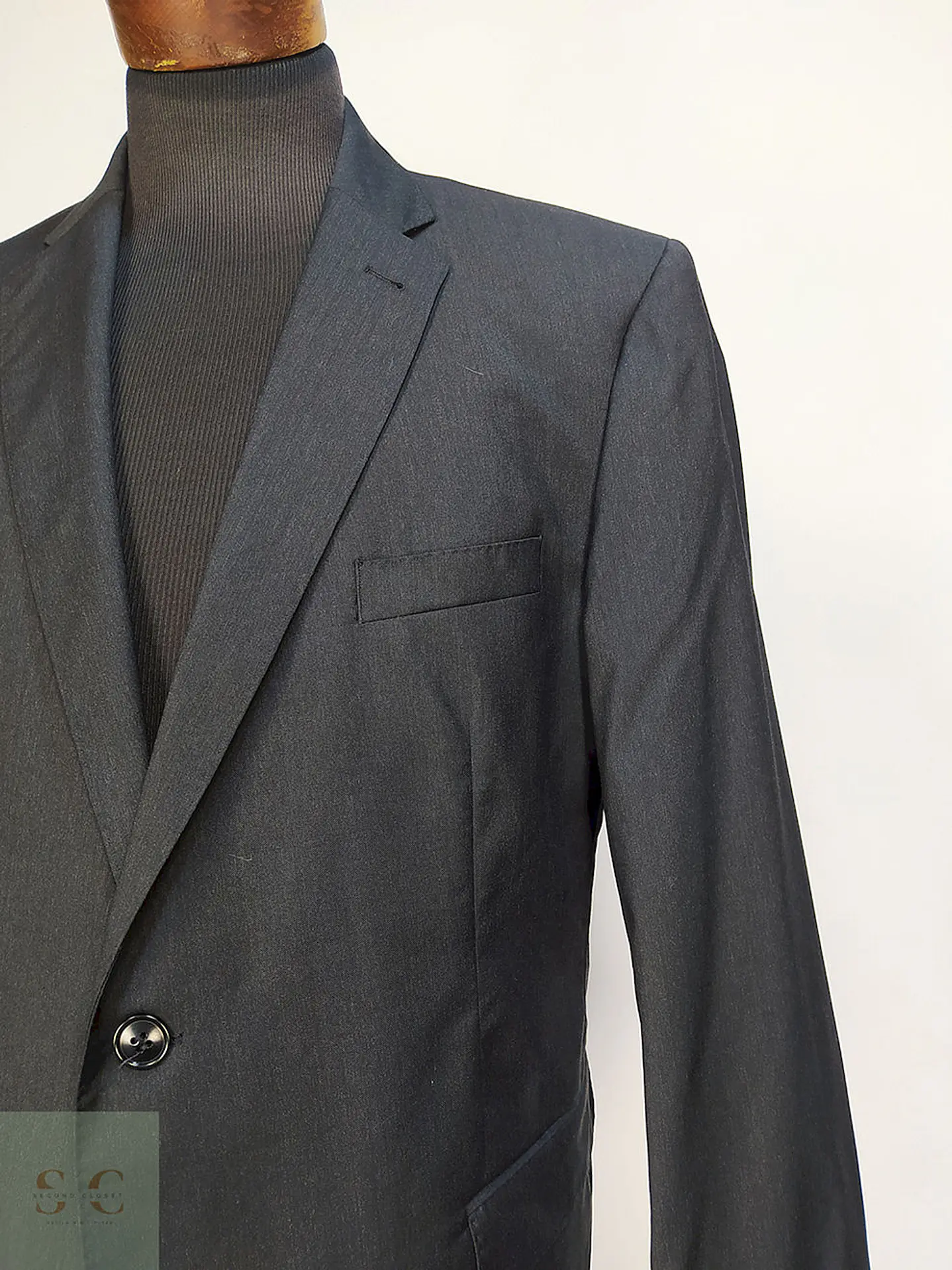 Blazer Roy Robson Plomo 100% Lana Virgem Reda Talla XL 4