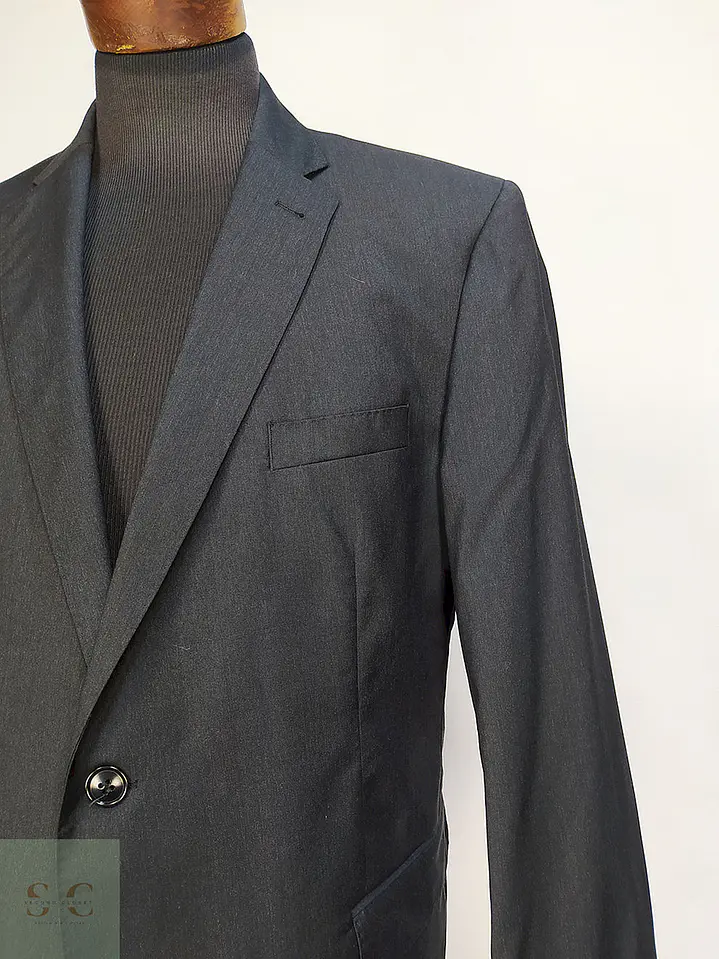 Blazer Roy Robson Plomo 100% Lana Virgem Reda Talla XL 4