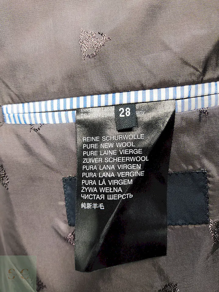 Blazer Roy Robson Plomo 100% Lana Virgem Reda Talla XL 10