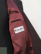 Blazer Konen Cruzado Burdeos Rayas Lana Poliéster Talla L - Miniatura 9