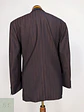 Blazer Konen Cruzado Burdeos Rayas Lana Poliéster Talla L - Miniatura 13