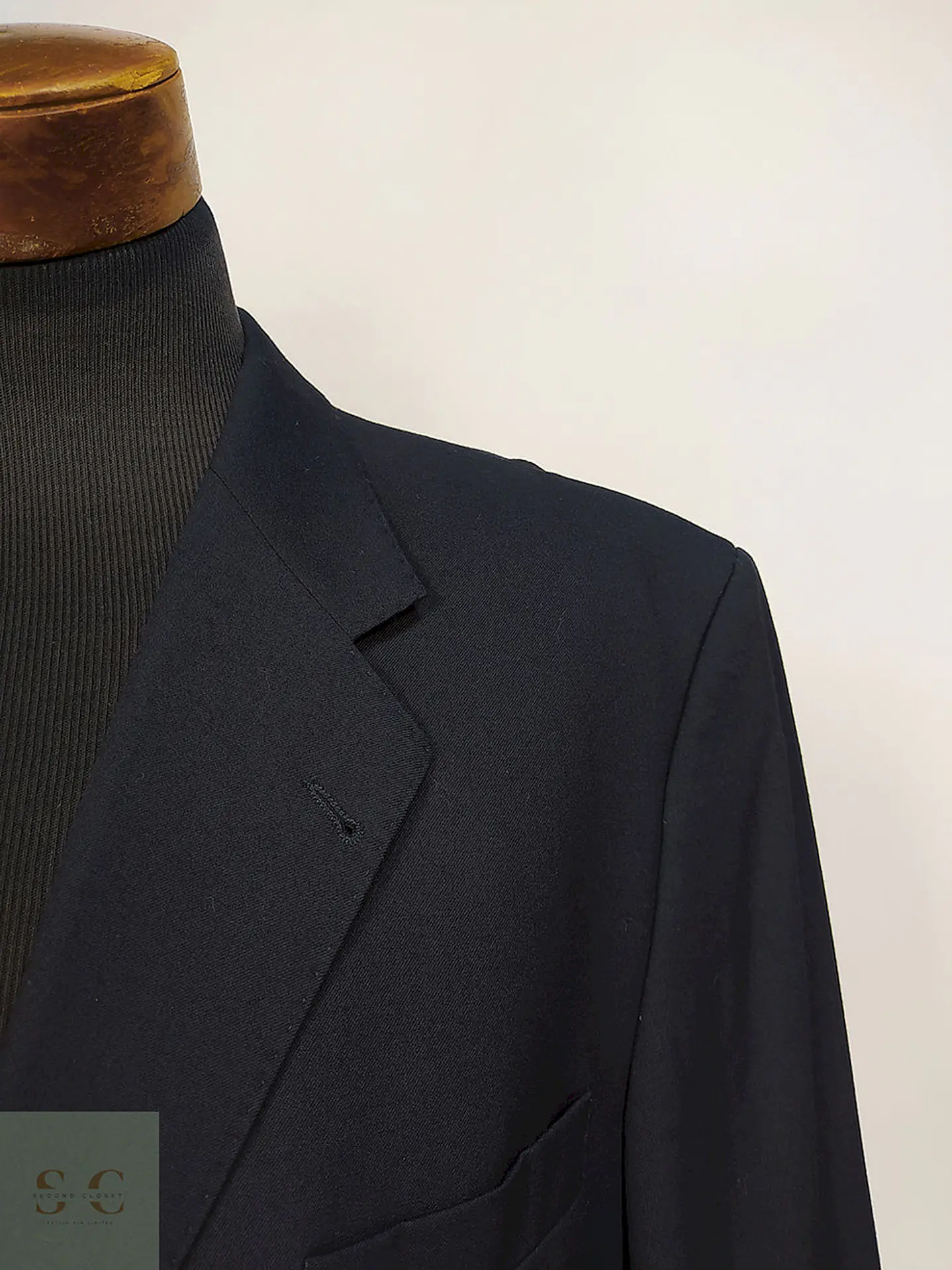 Blazer Angelo Litrico Azul Marino 100% Lana Super 100 Talla XXL 5