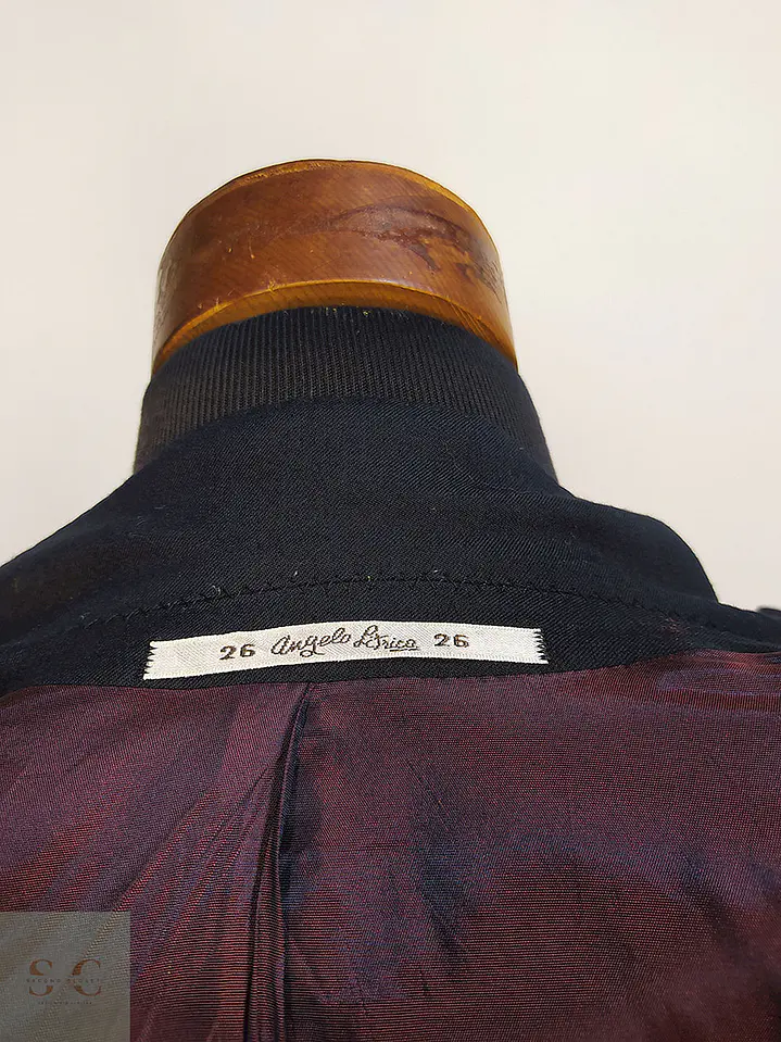 Blazer Angelo Litrico Azul Marino 100% Lana Super 100 Talla XXL 13