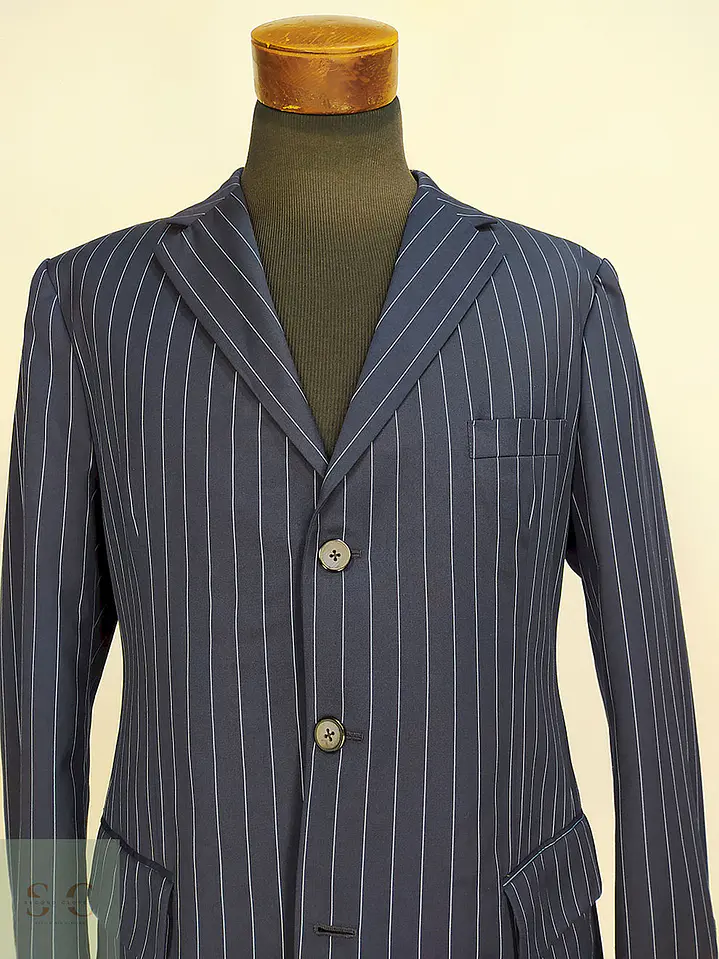 Blazer Pacific Fashion Azul Rayas Talla L 4