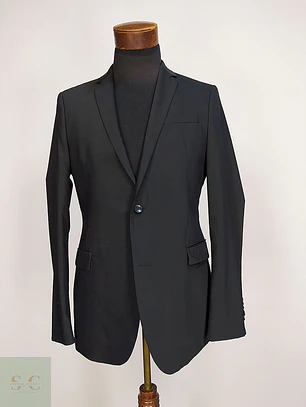 Blazer Strellson Negro Techno Wool – Talla SM