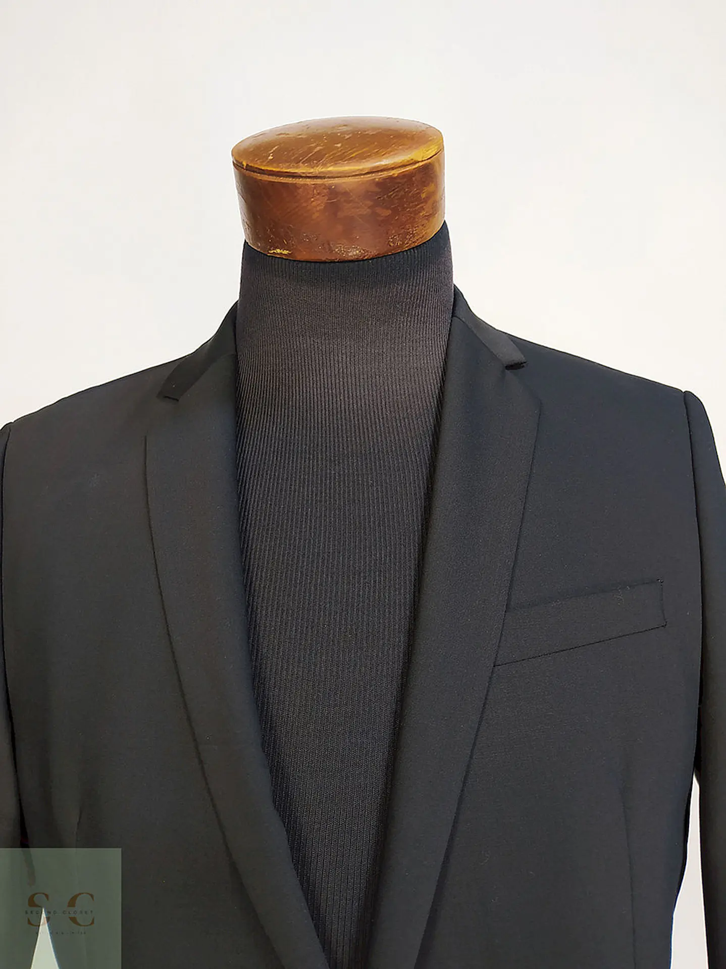 Blazer Strellson Negro Lana Poliéster Elastano Techno Wool Talla SM 5