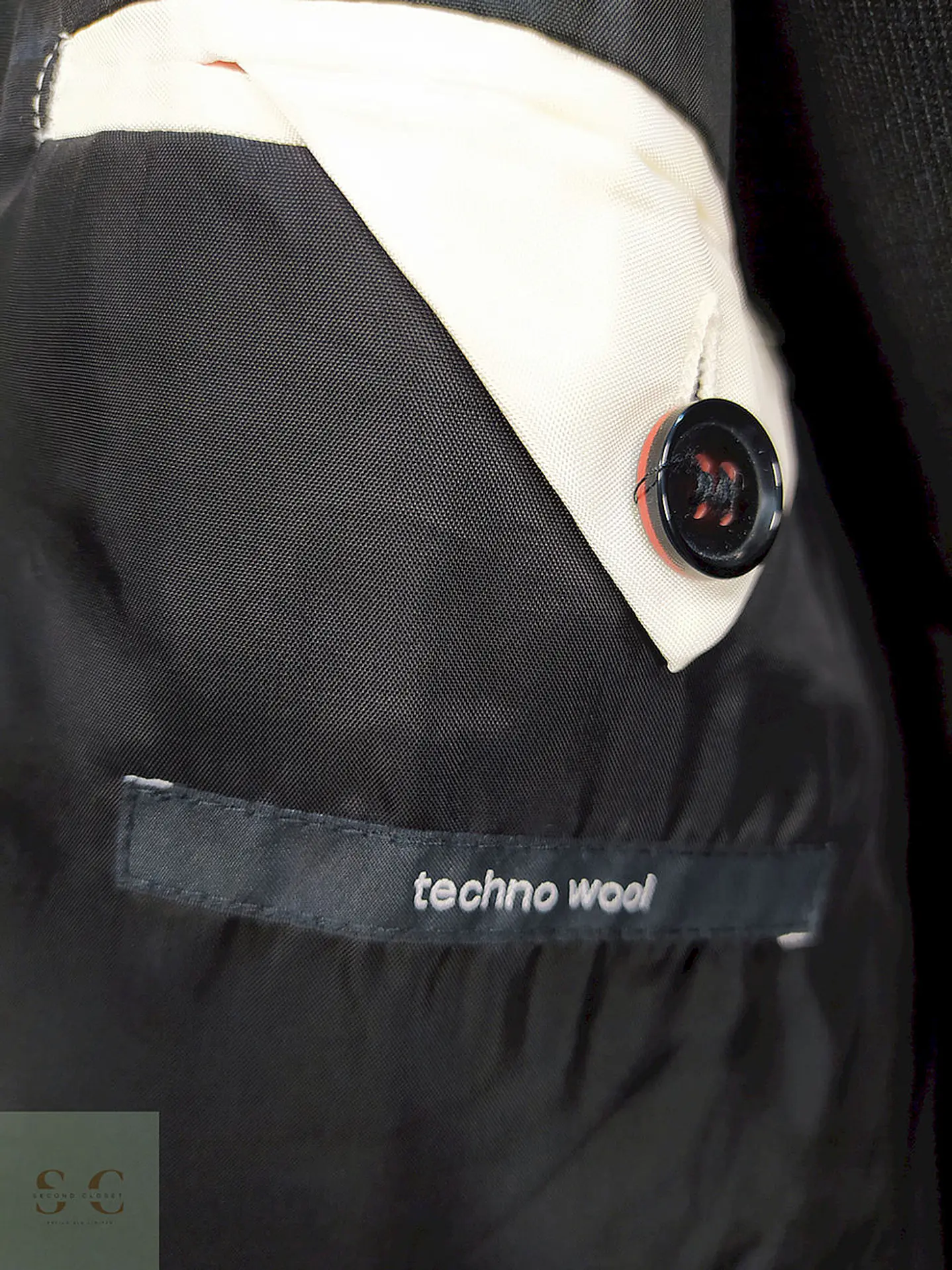 Blazer Strellson Negro Lana Poliéster Elastano Techno Wool Talla SM 9