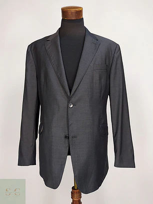 Blazer Westbury Plomo 100% Lana Virgem Super 100 Marlane Talla XL