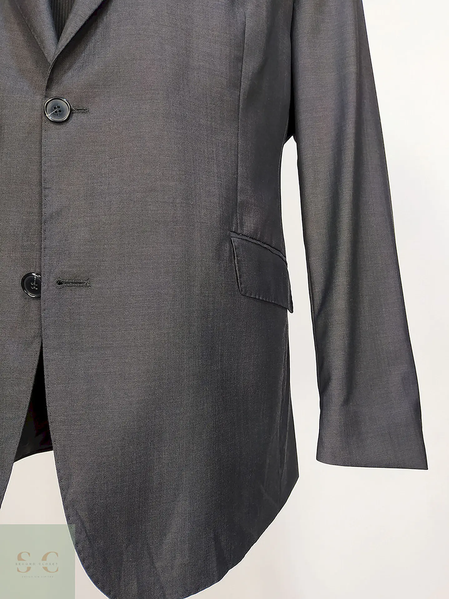 Blazer Westbury Plomo 100% Lana Virgem Super 100 Marlane Talla XL 3