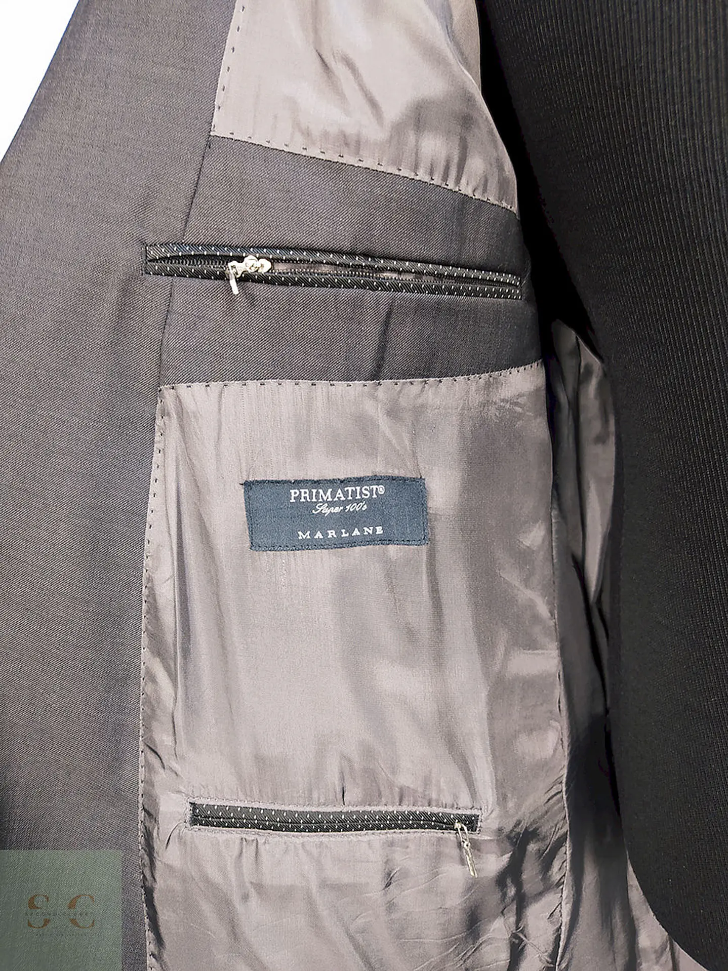 Blazer Westbury Plomo 100% Lana Virgem Super 100 Marlane Talla XL 12