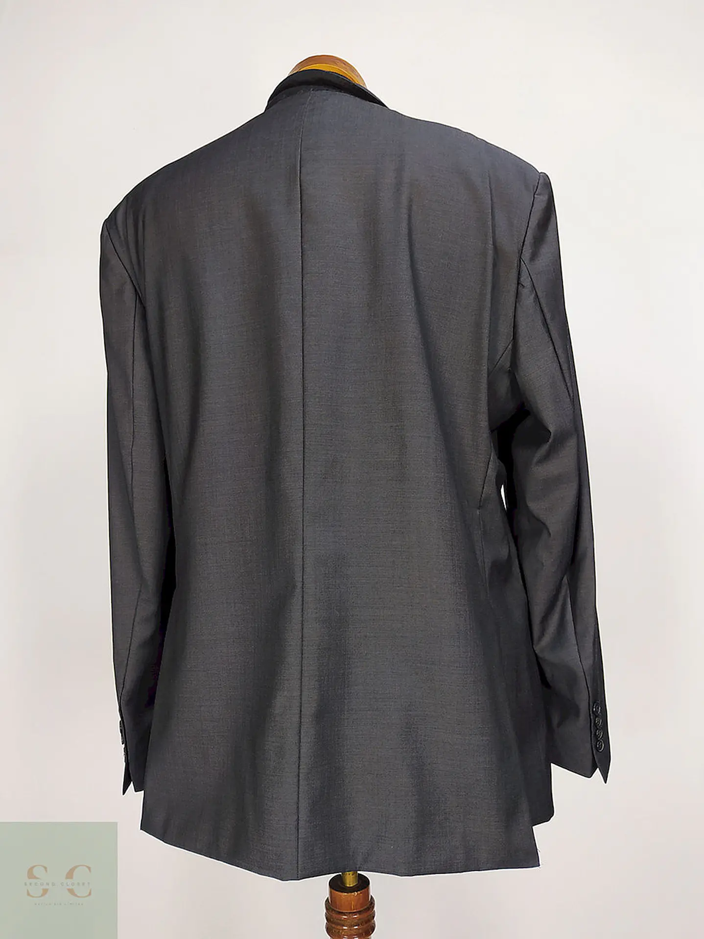 Blazer Westbury Plomo 100% Lana Virgem Super 100 Marlane Talla XL 14