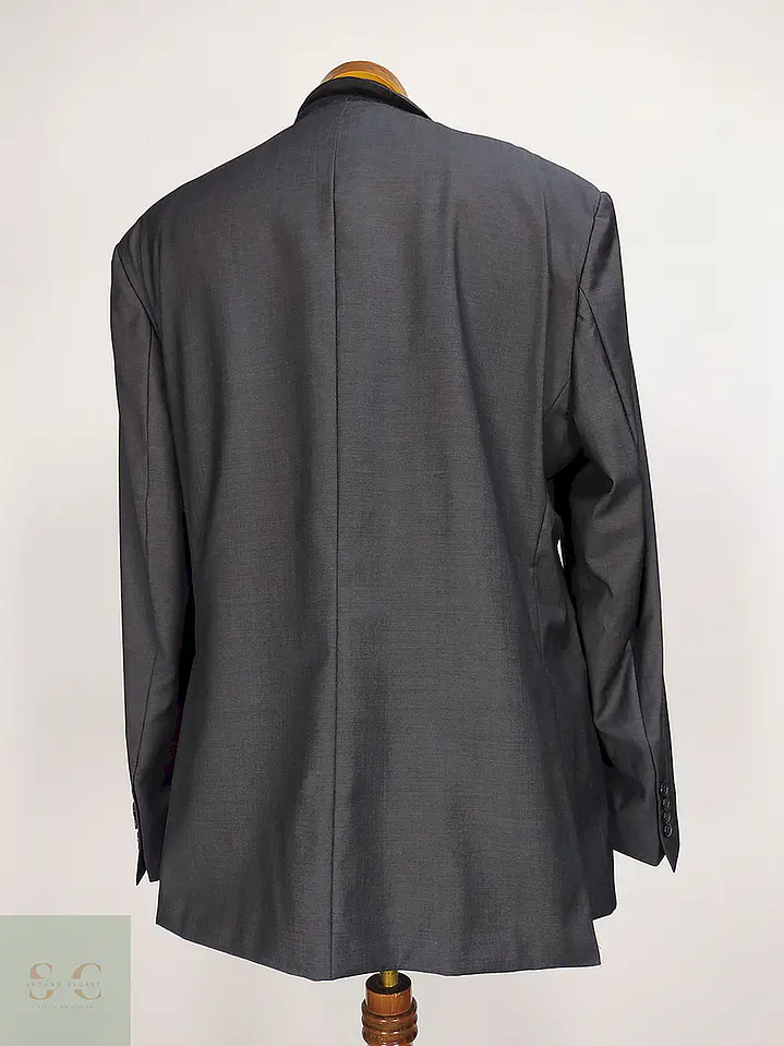 Blazer Westbury Plomo 100% Lana Virgem Super 100 Marlane Talla XL 14