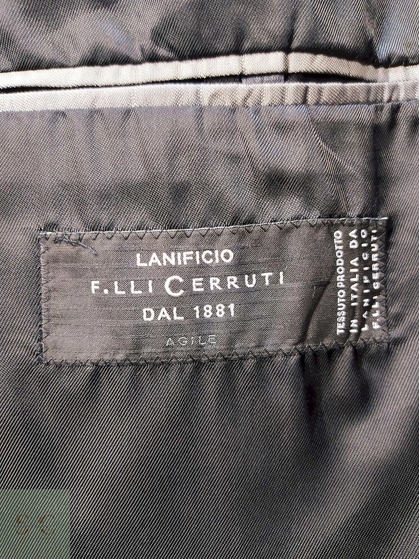 Blazer Roy Robson Plomo Rayas 100% Lana Virgem Cerruti 1881 Italiano Talla XL 8