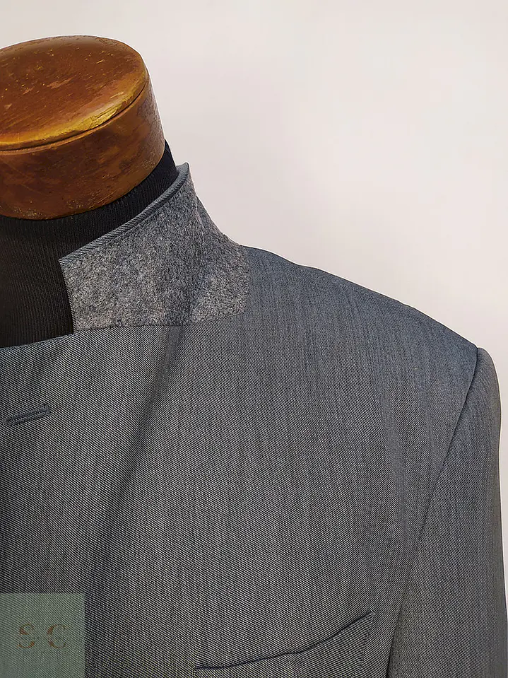 Blazer Henry Morell Gris Poliéster Talla XXL 7