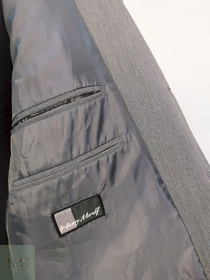Blazer Henry Morell Gris Poliéster Talla XXL 8