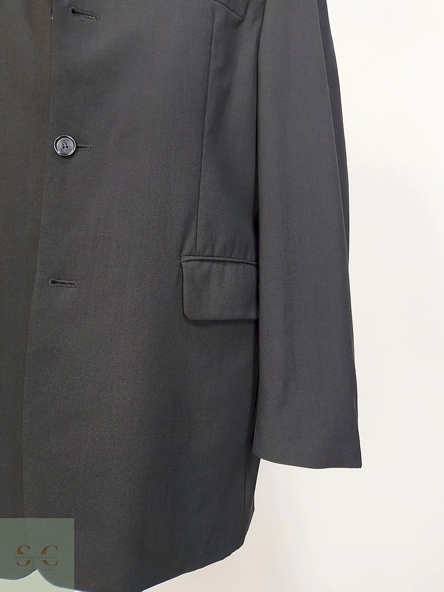 Blazer Jake Negro Lana Virgen Poliéster Elastano Talla L 3