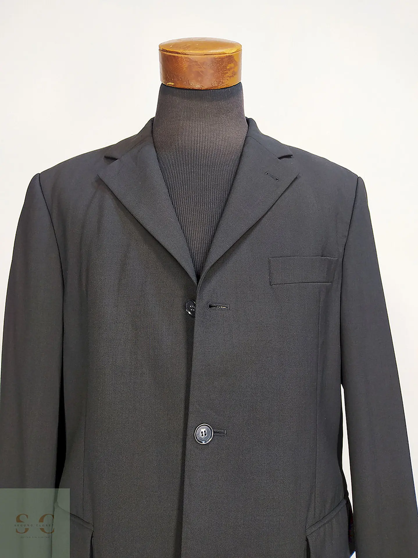 Blazer Jake Negro Lana Virgen Poliéster Elastano Talla L 4