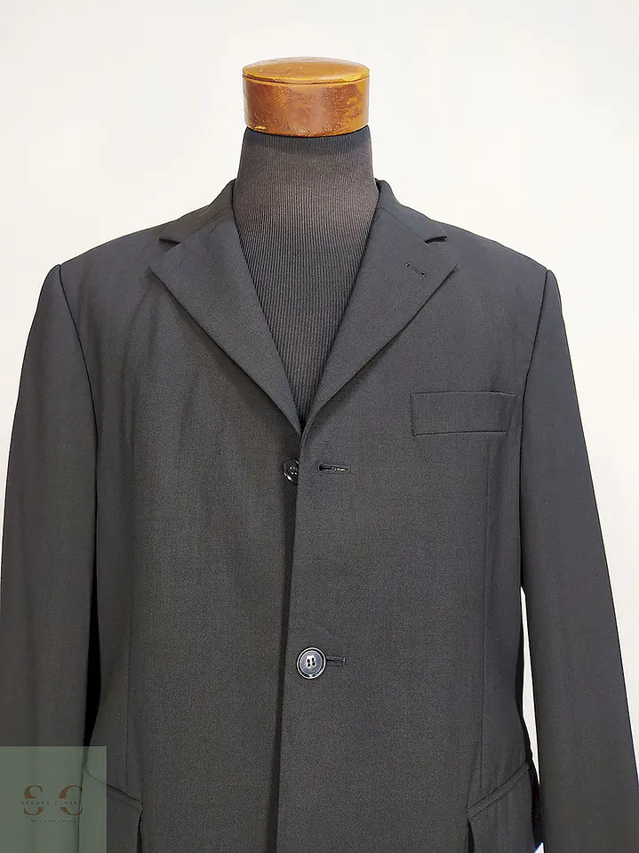 Blazer Jake Negro Lana Virgen Poliéster Elastano Talla L 4