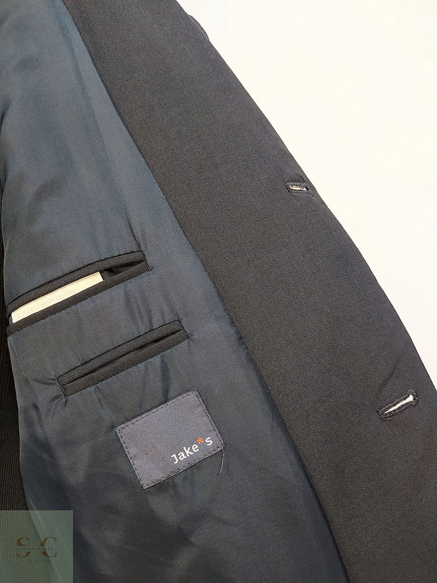Blazer Jake Negro Lana Virgen Poliéster Elastano Talla L 7