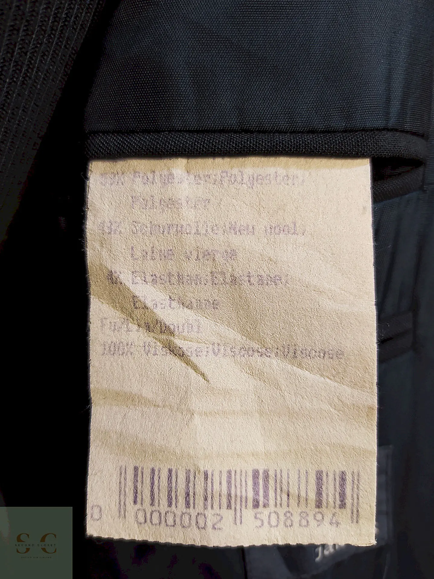 Blazer Jake Negro Lana Virgen Poliéster Elastano Talla L 8