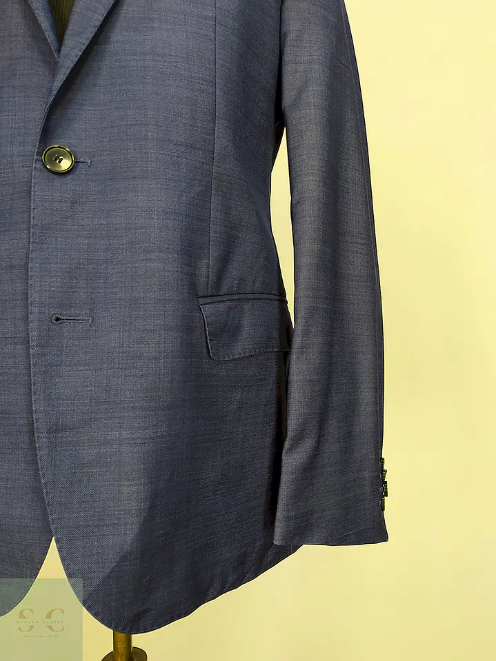 Blazer Hugo Boss Azul Lana Super 140 Angélico Italiano Talla SM 4