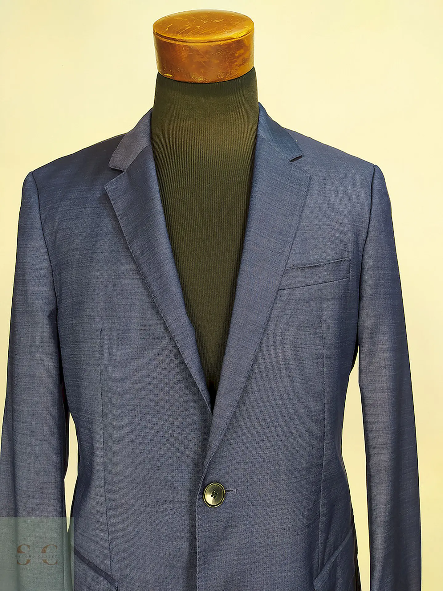 Blazer Hugo Boss Azul Lana Super 140 Angélico Italiano Talla SM 5