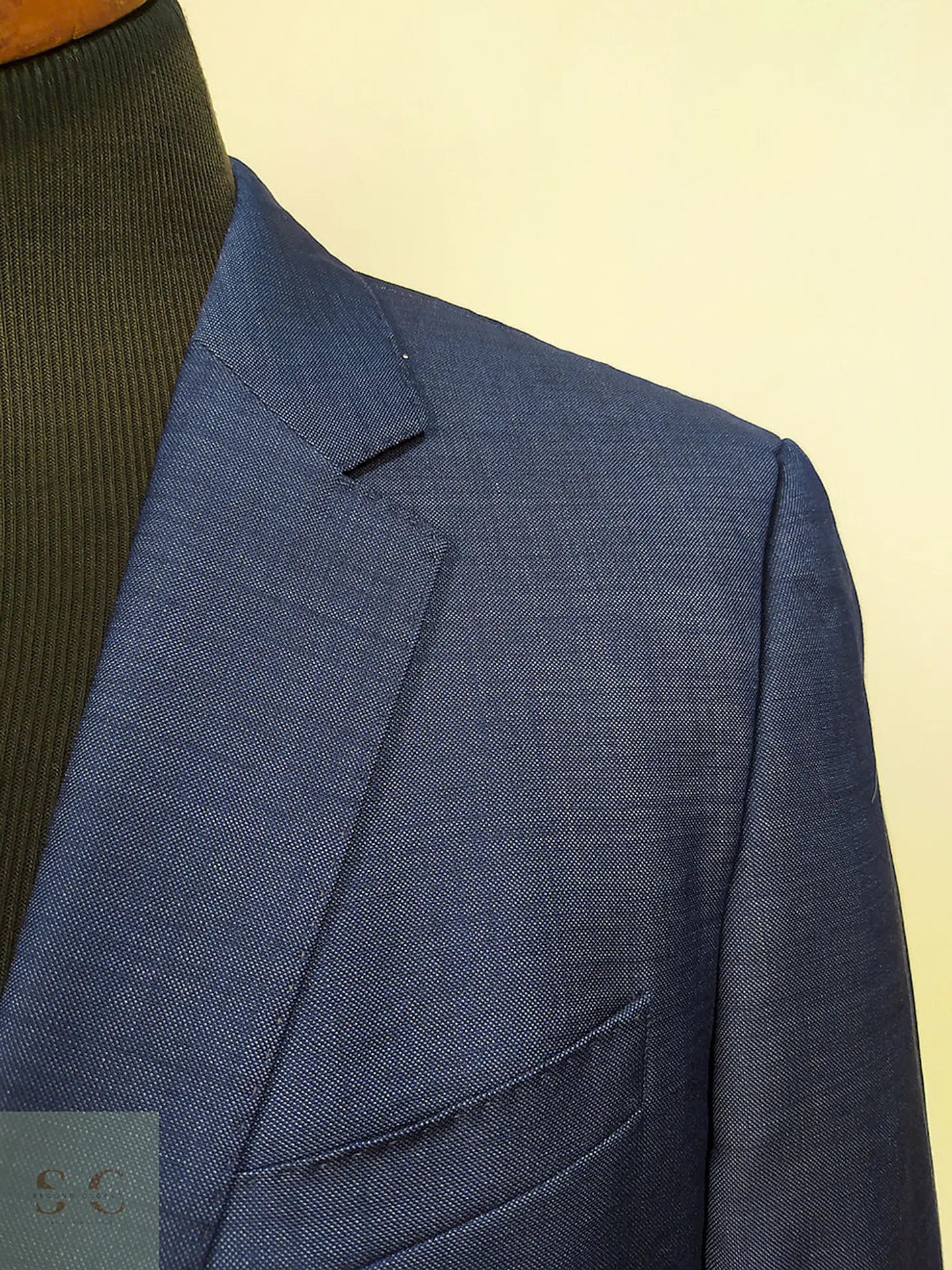 Blazer Hugo Boss Azul Lana Super 140 Angélico Italiano Talla SM 7