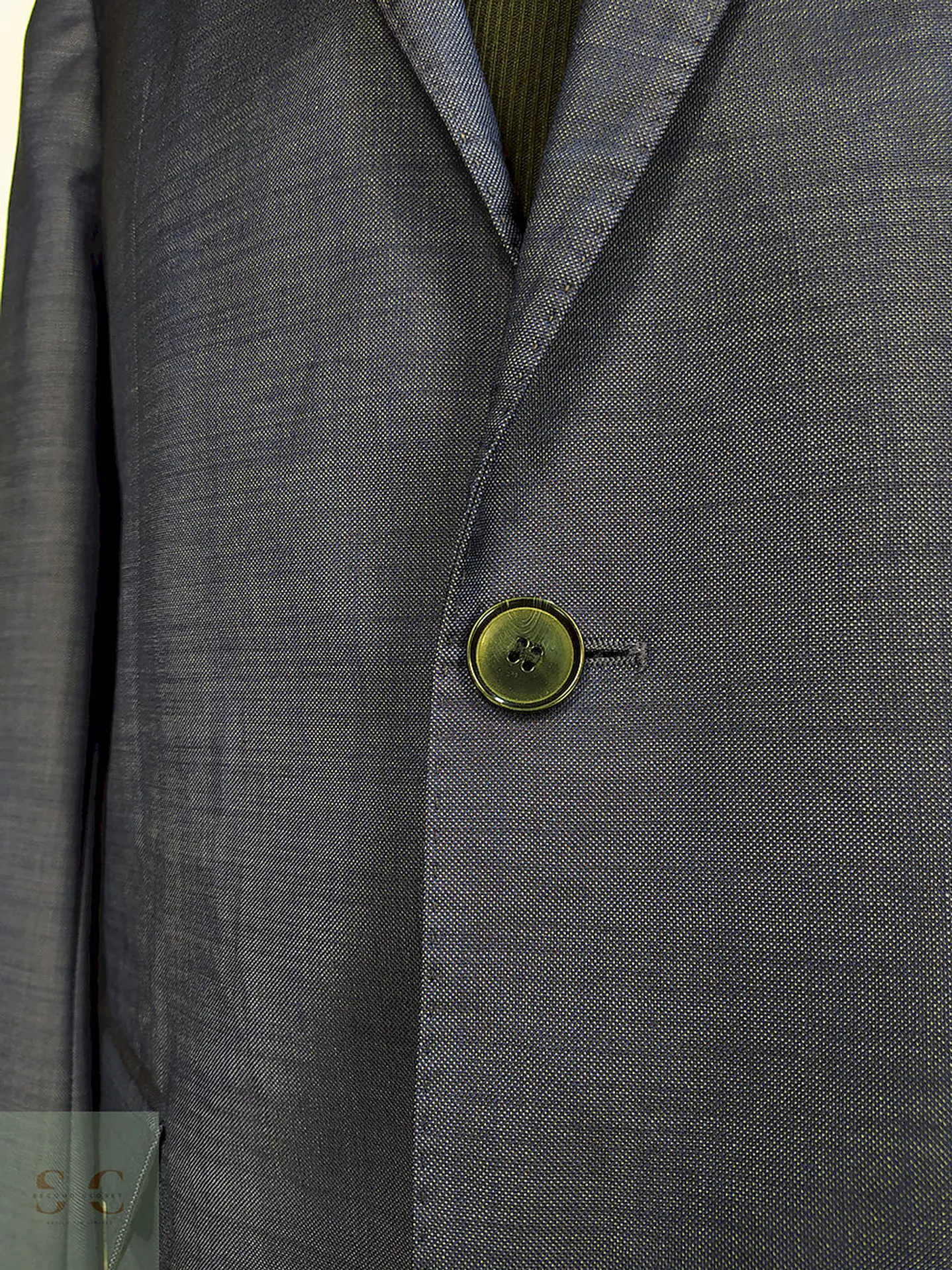 Blazer Hugo Boss Azul Lana Super 140 Angélico Italiano Talla SM 8