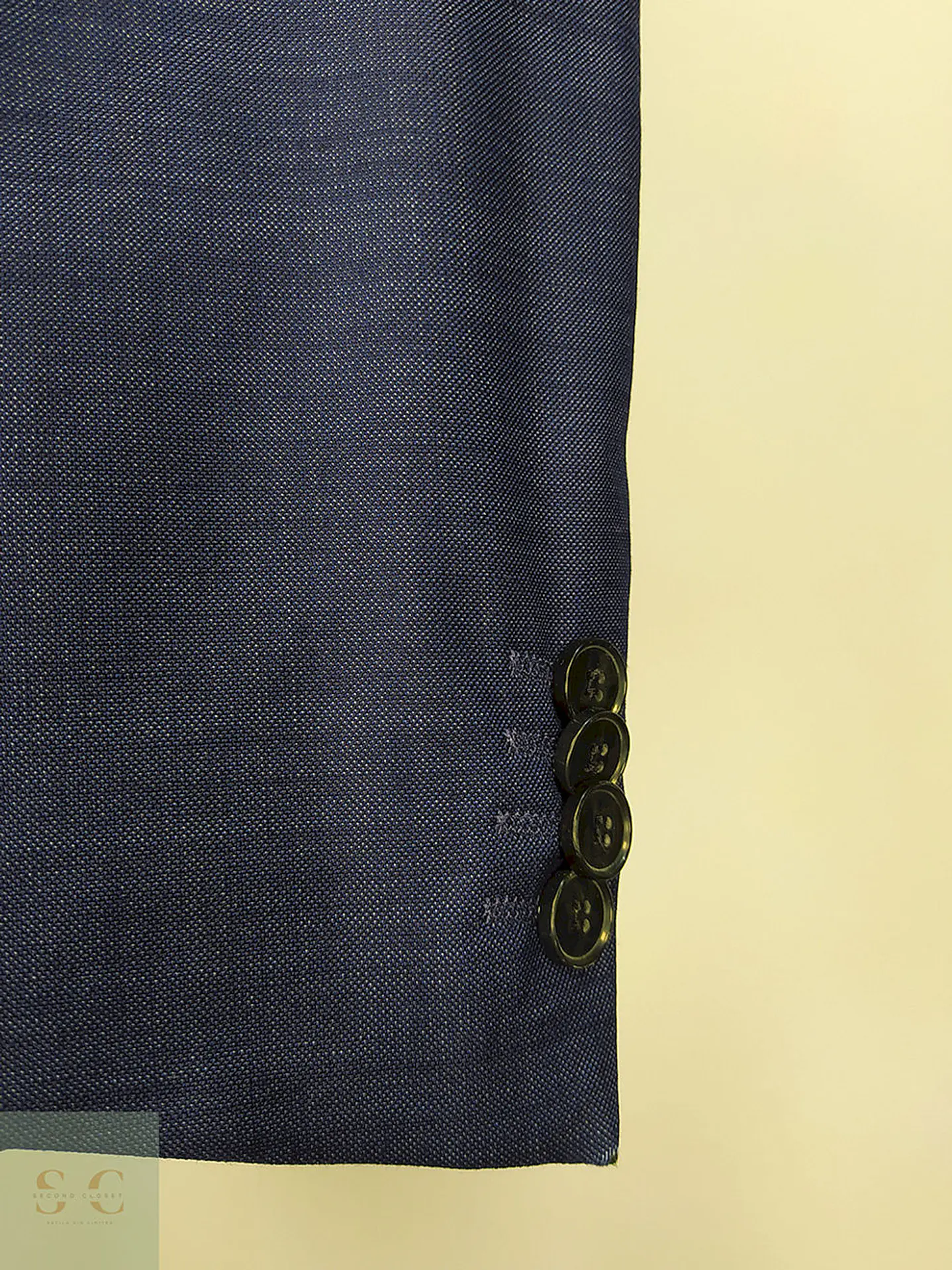 Blazer Hugo Boss Azul Lana Super 140 Angélico Italiano Talla SM 10