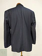 Blazer Desing Vip Azul Rayas Cruzado Lana Poliéster Talla L - Miniatura 12
