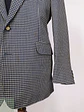 Blazer Atelier Torino Dorado Azul Cuadros 100% Lana Virgen Talla L - Miniatura 3