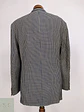 Blazer Atelier Torino Dorado Azul Cuadros 100% Lana Virgen Talla L - Miniatura 13