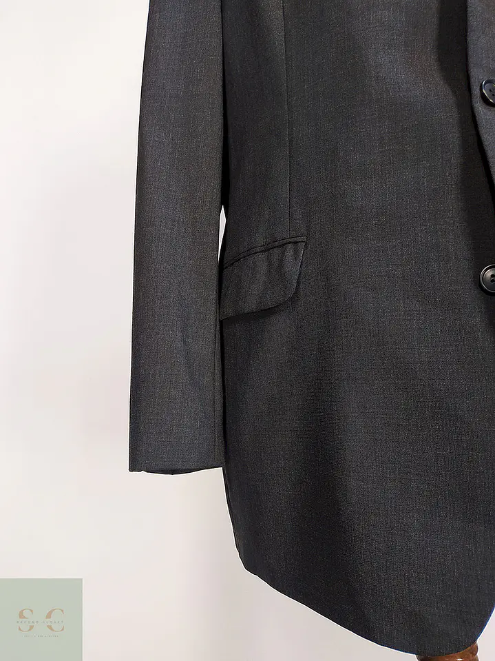 Blazer Giorgio Plomo Lana Virgen Poliéster Talla XL 2