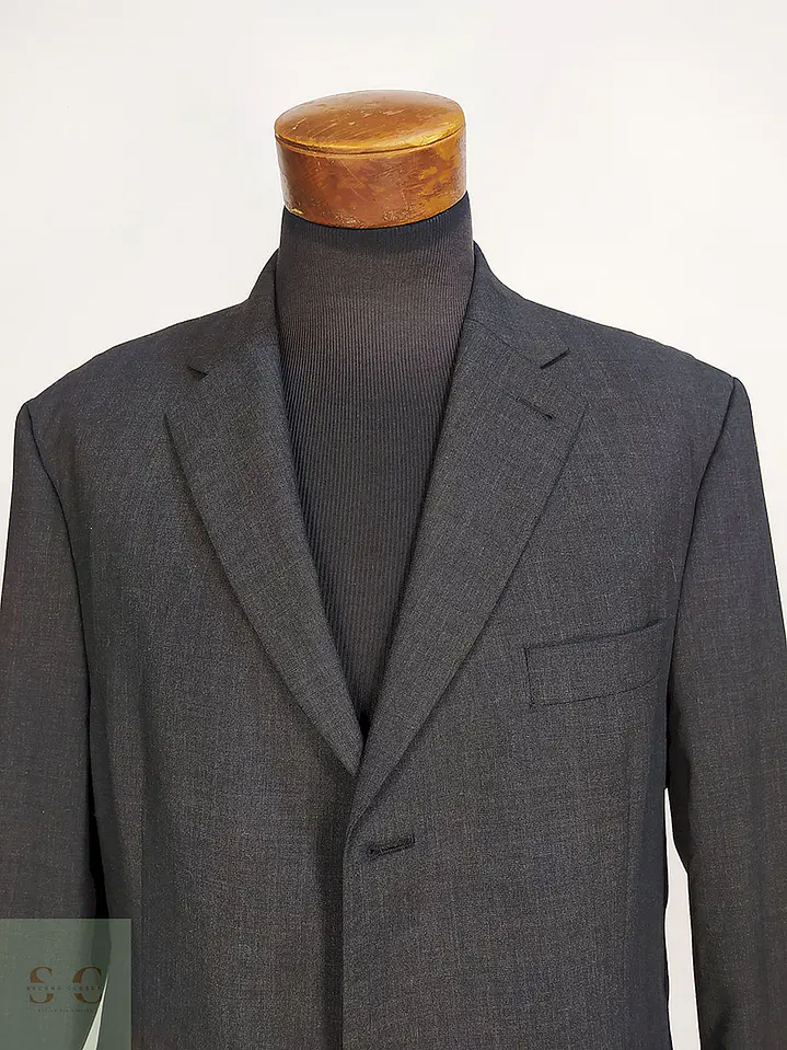 Blazer Giorgio Plomo Lana Virgen Poliéster Talla XL 5