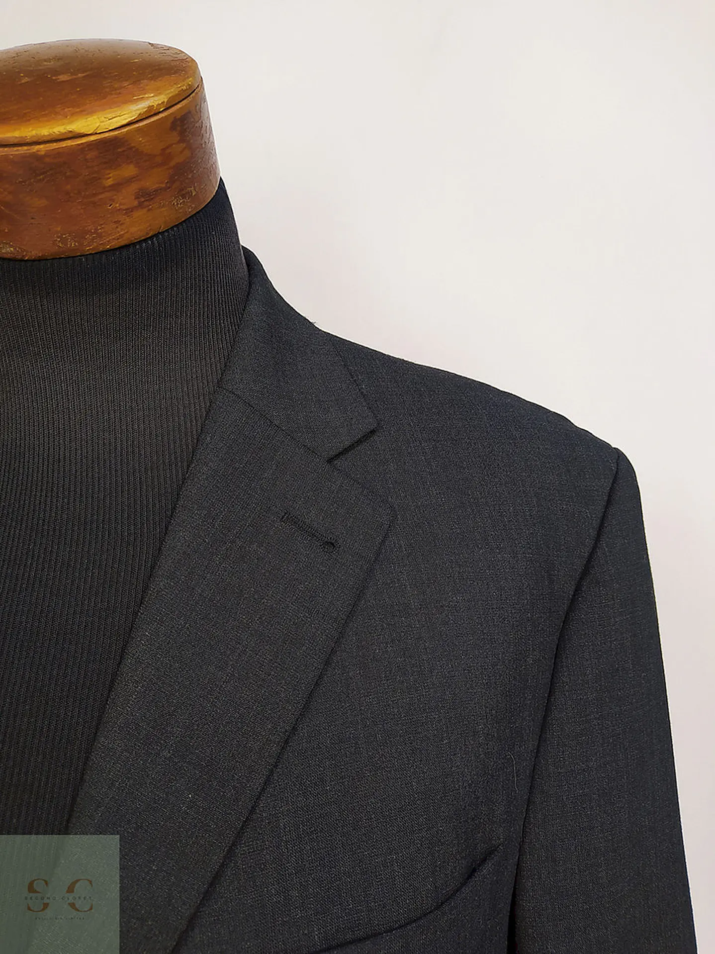 Blazer Giorgio Plomo Lana Virgen Poliéster Talla XL 6