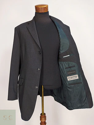 Blazer Giorgio Plomo Lana Virgen Talla XL
