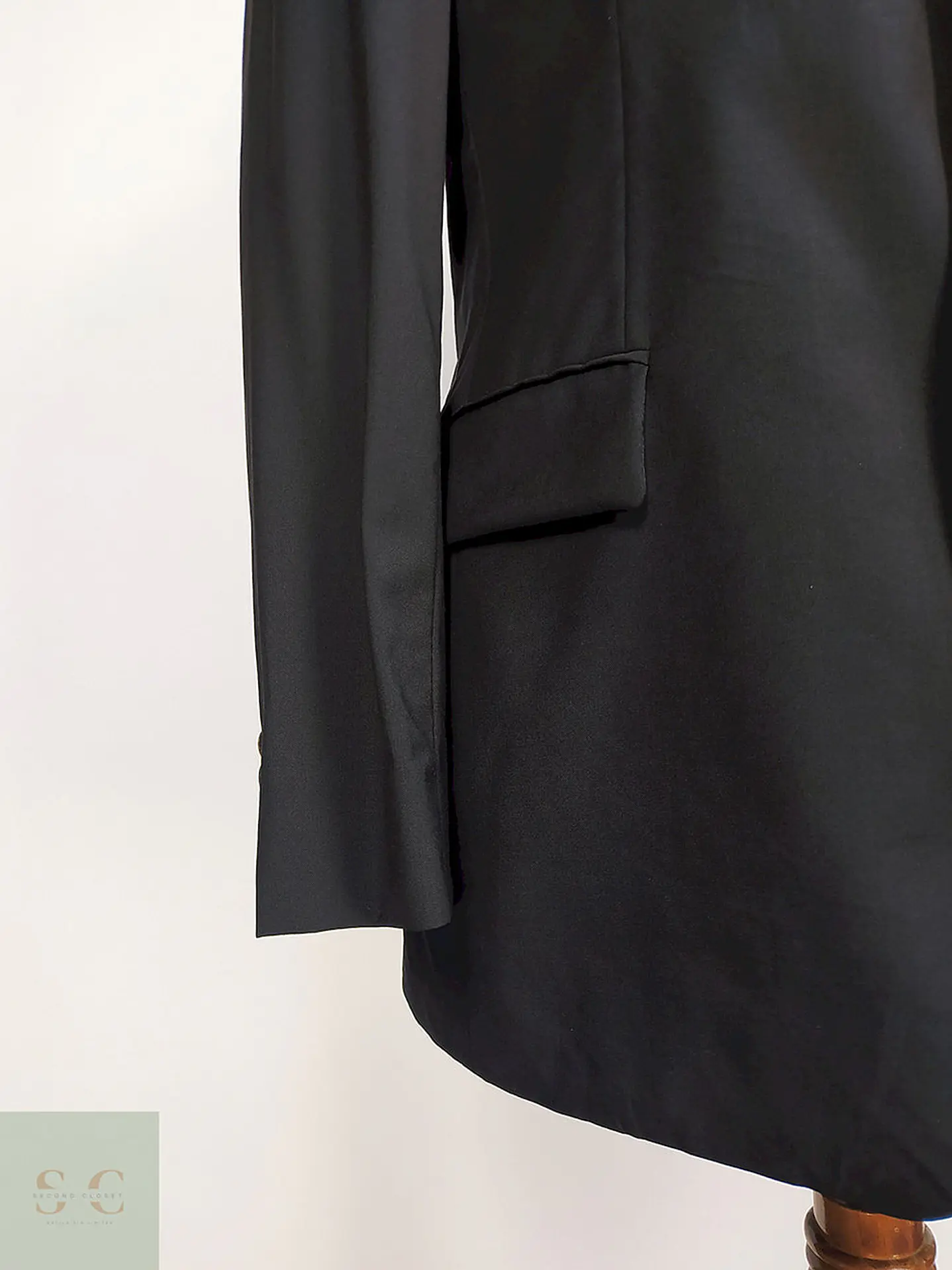 Blazer Hugo Boss Negro 100% Lana Virgen Talla M 2
